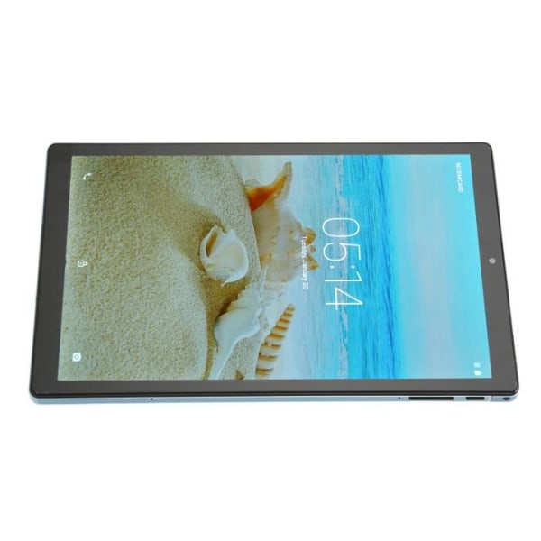 HURRISE Gaming Tablet 10 tums surfplatta för barn, 4GB RAM, 64GB ROM, Datornätverk Surfplatta Blå EU-kontakt