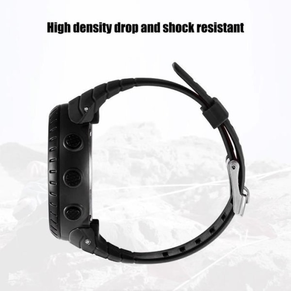 Elektronisk digitalklocka HZ500 Daily Multifunktionell vattentät armbandsur (svart) -BEL