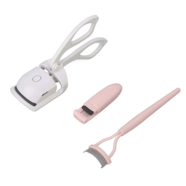 HURRISE USB-uppvärmd ögonfransböjare Uppvärmd ögonfransböjare Set Bärbar elektrisk ögonfransböjare-kit Ögonfransböjare
