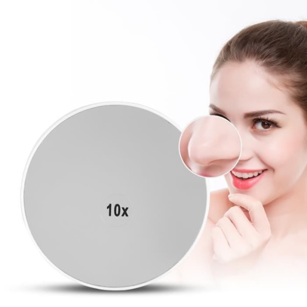 TMISHION Kosmetisk förstoringsspegel 10x förstoring Förstorande sminkspegel Portabelt sminkskönhetsverktyg