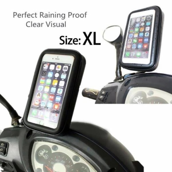 Aizhiyuan Universal Telefonhållare för Motorcykel Roterbar Scooter Backspegel