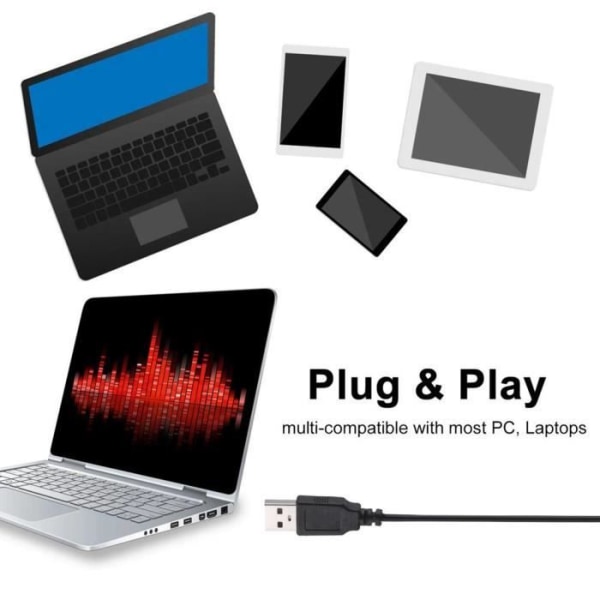 HURRISE Live Broadcast Mikrofon Professionell PC Gaming Justerbar Slang Stationär dator USB Mikrofon Broadcast