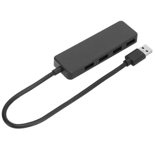 HURRISE USB 3.0 Hub 4 portar 5 Gbps höghastighetsskyddsfunktioner för hemmakontorsresor
