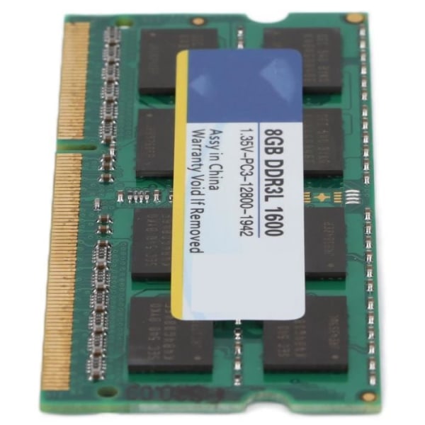 HURRISE Dator RAM Xiede RAM DDR3L Laptop RAM Värmeavledning Anti-korrosionsbeständighet