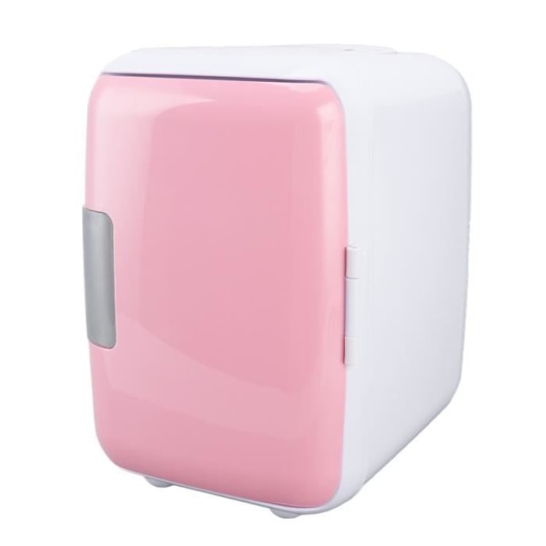 HURRISE Micro Kylskåp Bilkylskåp 4 liter ABS Hållbar kosmetisk förvaring Löstagbar partition Mini