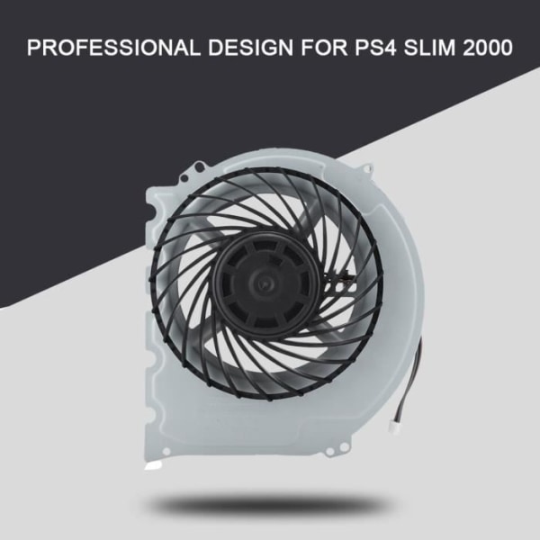HURRISE kylare för PS4 SLIM Hållbar ABS intern kylfläkt ersättningsdel för