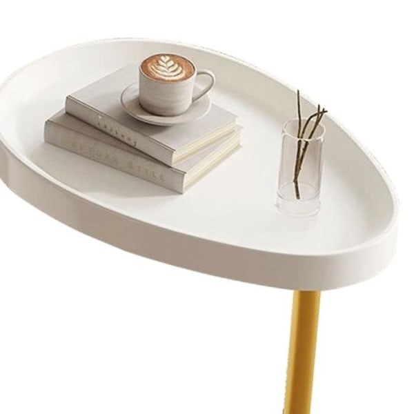 HURRISE C-format soffbord - Vit - Metall - Vardagsrumsmöbler - Vuxen - Modernt - Design