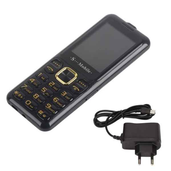 HURRISE W23 äldre mobiltelefon – stora knappar – 2,2 tums HD-skärm – vit