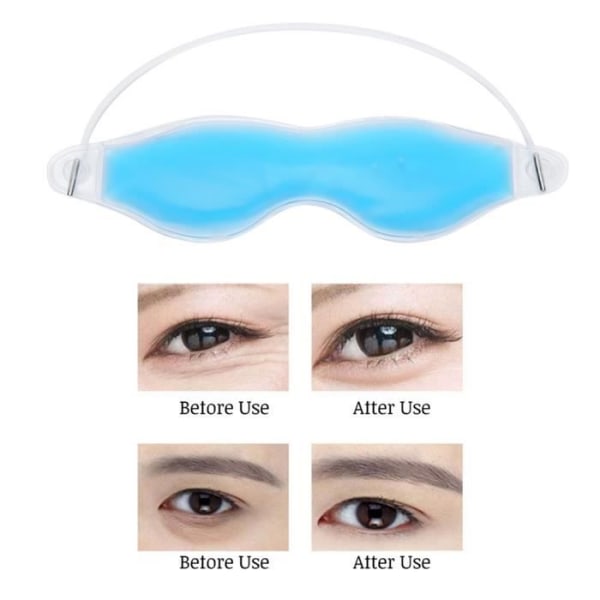 HURRISE Cold Eye Mask Återanvändbar Summer Ice Cooling Gel Sleep Eye Mask Ögonmask