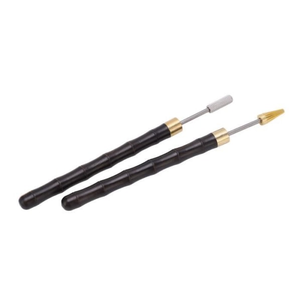 HURRISE Edge Dyeing Pen 2st Läder Edge Dyeing Pen Läder Edge Printing Tool med
