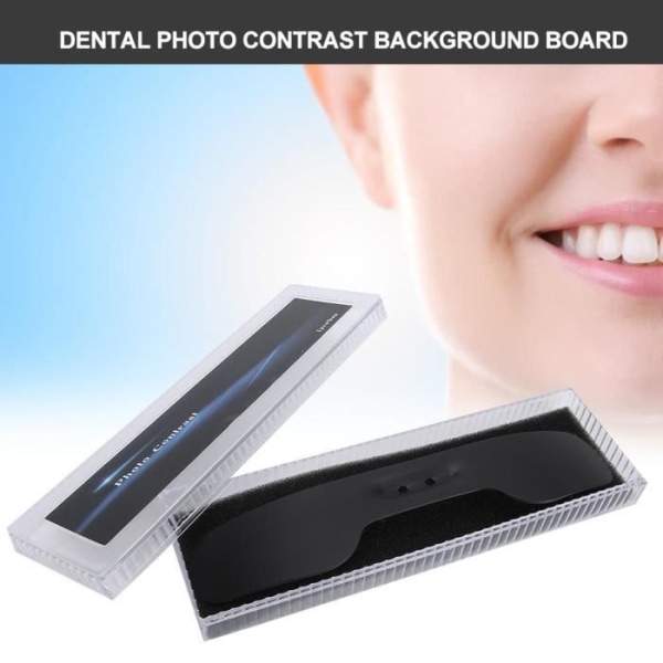 HURRISE Foto Kontrast Bakgrund Board Foto Kontrast Dental Oral Photography Black Background Board H1