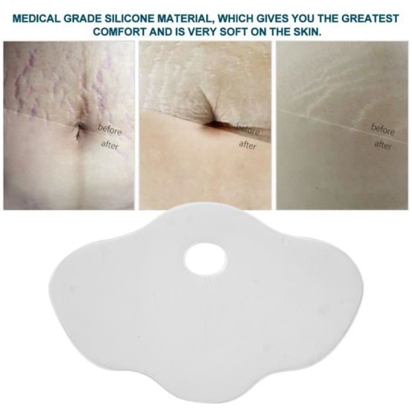 BEL Belly Protector, Silikon Anti-Wrinkle Återanvändbara silikondekaler Borttagning av bristningar Hudvård