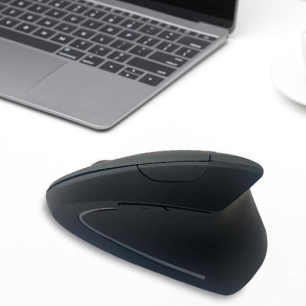 HURRISE trådlös ergonomisk mus Ergonomisk mus, DPI justerbar mus, 2,4G trådlös mus Tangentbord Datormus