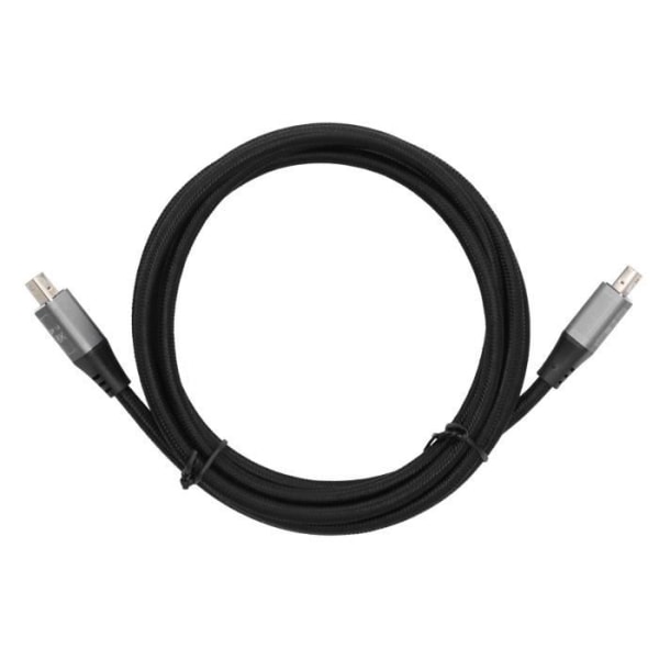 HURRISE MINI DP-kabel 2M Mini DisplayPort till DisplayPort-kabel, Mini DP till DP-kabel, 8K HD-videoljudkabel lossad video