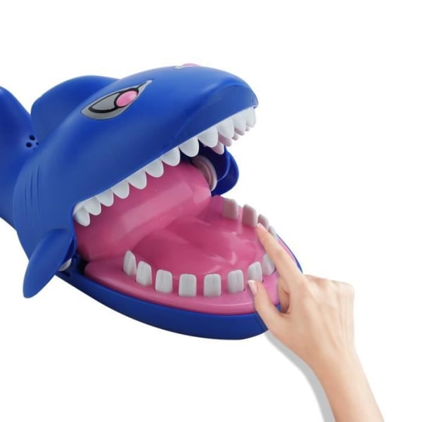 Trick Prank Game Toy Shark Tandläkare Bite Finger Toy Funny Tricky Electric Shock Shark Bite Finger Leksaker Interaktiv med ljud
