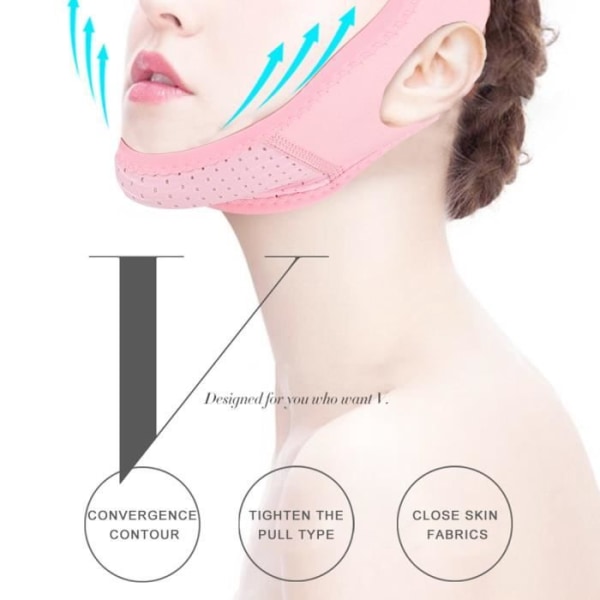 HURRISE Ansiktsbantningsmask JORZILANO ansiktsbantningsmask bantningsplåster ansikte Dubbelhaka viktminskningsvård