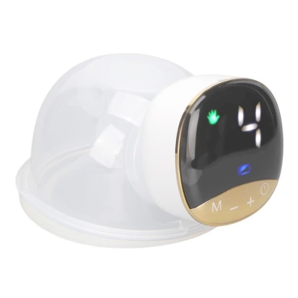 HURRISE Bärbar elektrisk bröstpump högupplöst LED-skärm bröstpump, 4 lägen med 12 nivåer, hushållsapparatpump
