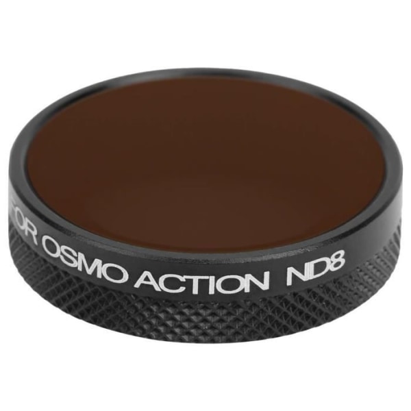 WEI ND-filter Optiskt glas ND-linsfilter Högupplöst skyddsfilter för Osmo Action Camera (ND8)