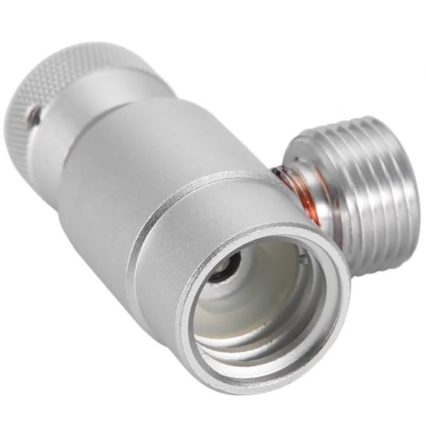 CO2 Refill Adapter Kit Anslutning Adapter Refill Cylinder CO2 Fyllning för SodaStream (silver utan mätare)-FUT