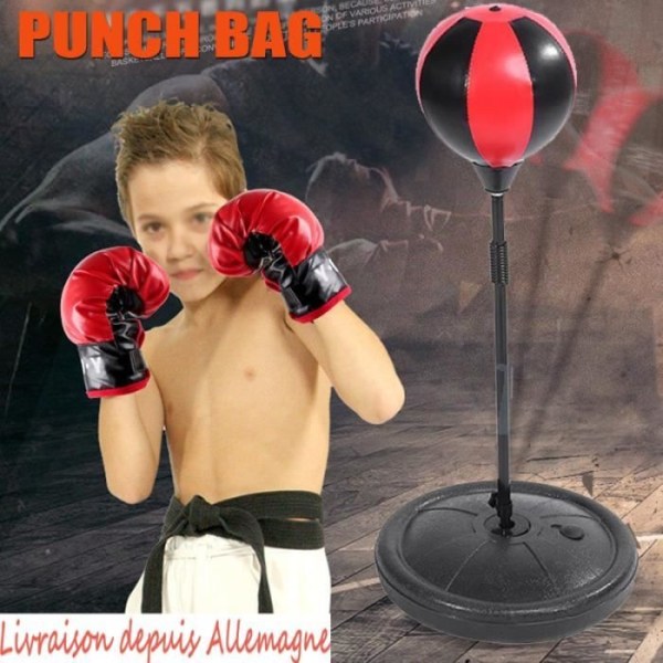 Boxningsboll med boxningshandskar för barn Boxningsträning Boksäck