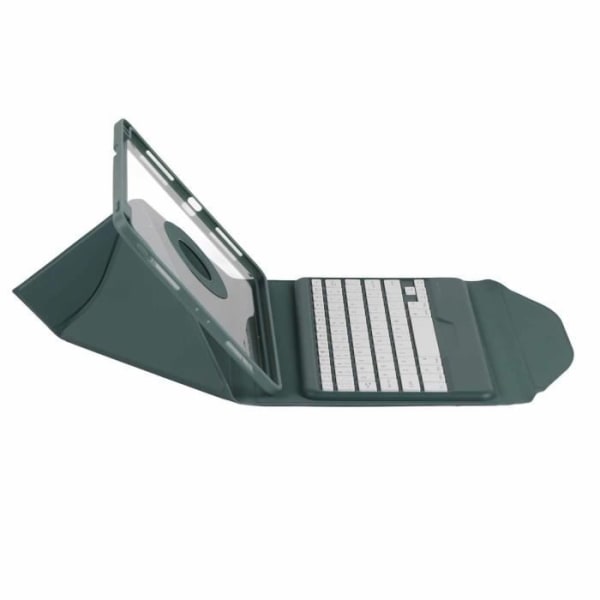 HURRISE vertikalt tangentbord med mörkgrönt magnetfodral för iOS-surfplatta