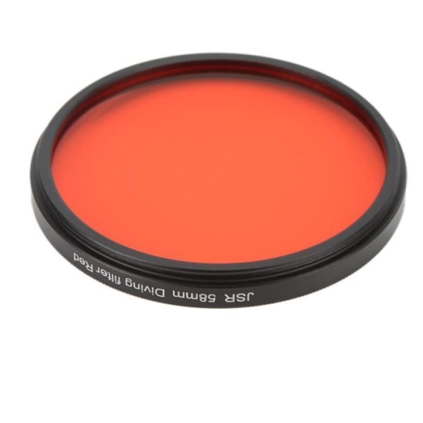 JUNESTAR undervattenslinsfilter för fotodykning - Vit - TBEST - 58 mm - Rött och lila filter