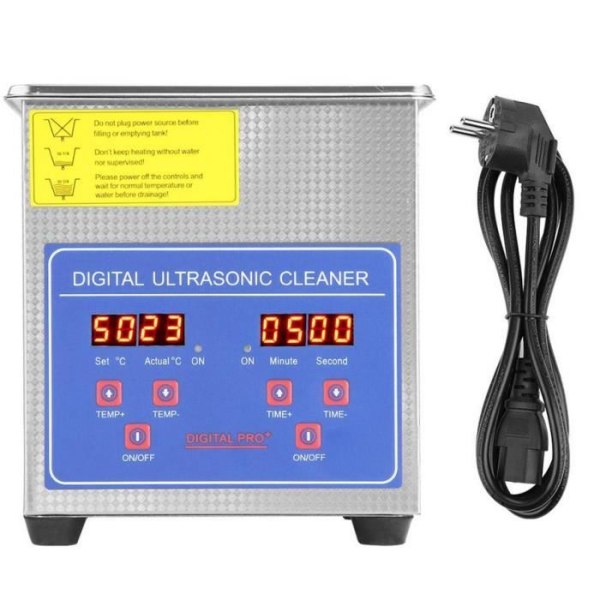 2L rostfritt stål Ultra Digital Ultrasonic Sound Heater Timer