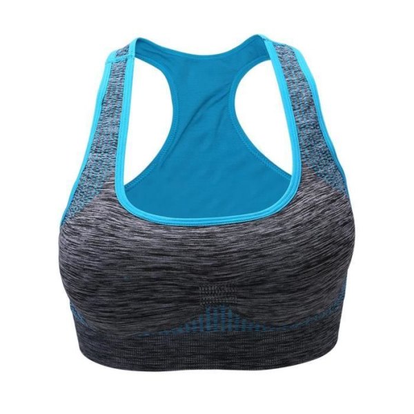 Gymdräkter för kvinnor Yoga BH Leggings Fitness Sportkläder (blå L)
