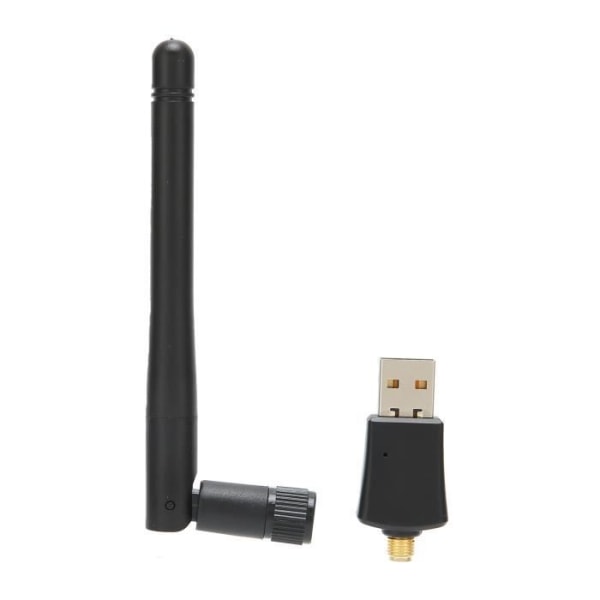 HURRISE USB trådlös nätverkskortadapter 600M WiFi 2,4G 5G Dual Band