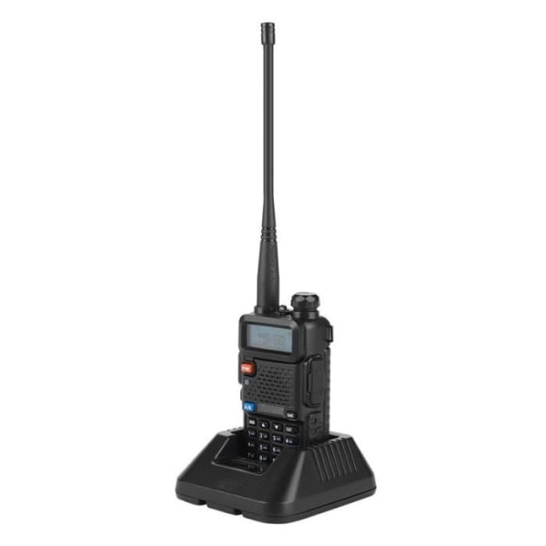 BEL-7696830358089-VHF UHF Walkie Talkie 5W UV5R Bärbar VHF UHF Dual Band Walkie Talkie Professionell radiotelefoni walkie talkie