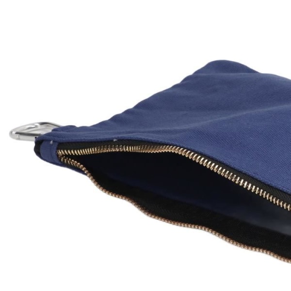 BEL-7643670066117-Zipper Bag Waterproof Portable Canvas Multi-Purpose Zipper Tool Bag med karbinhake för