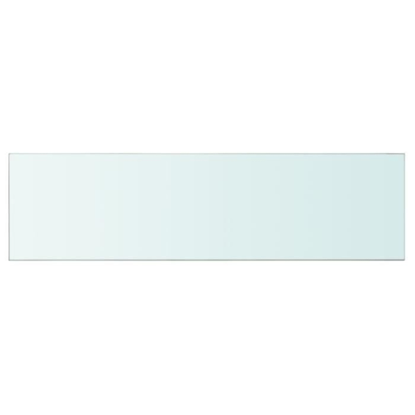 CEN Hyllpaneler 2 st Transparent Glas 110 x 30 cm