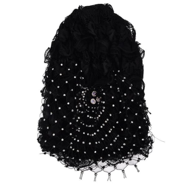 HURRISE Scarf Head Wrap Mjuk Andas Bekväm Stretchigt hårtillbehör för fashionabla kvinnor tjejer (svart)
