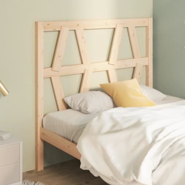 Sänggavel i massiv furu - FDIT - Vit - Modernt - Design - 81x4x100 cm