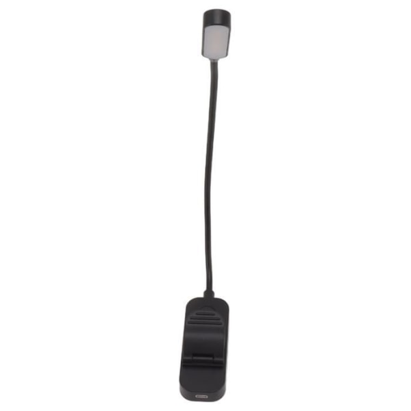 Tbest uppladdningsbar boklampa boklampa USB uppladdningsbar blockerande läsklämma på lampa 3 Ljusstyrka Steglös dimning 8
