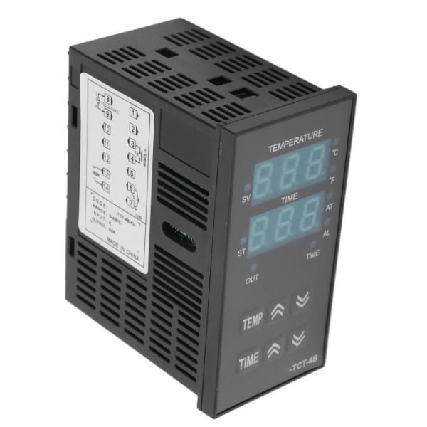 TBEST Temperaturregulator - Digital Display - Stöder flera sensorer - Kontrollområde 0-400°C