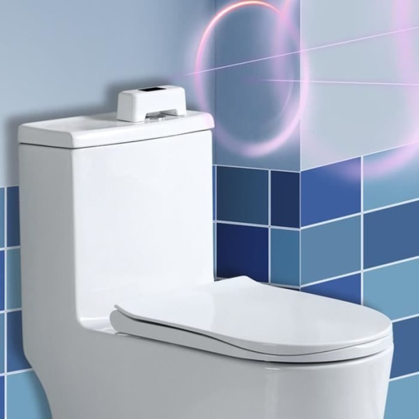 HURRISE Infraröd sensor Spola Automatisk toalettspolning USB Laddning Beröringsfri infraröd sensor