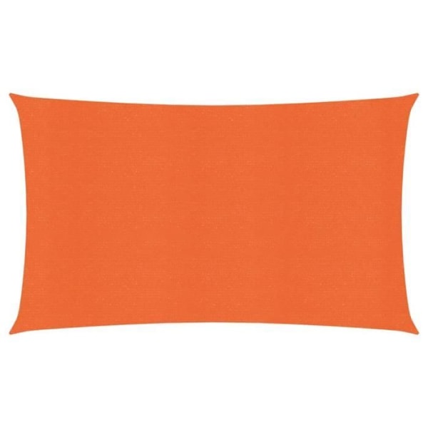 Skuggsegel - FDIT - Orange - 2x5 m - 160 g/m² - Vatten- och vindgenomsläpplig
