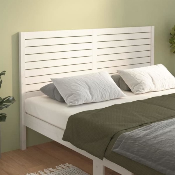 Sänggavel - FDIT - Vit - Massivt trä - Modernt - Design - 206x4x100 cm