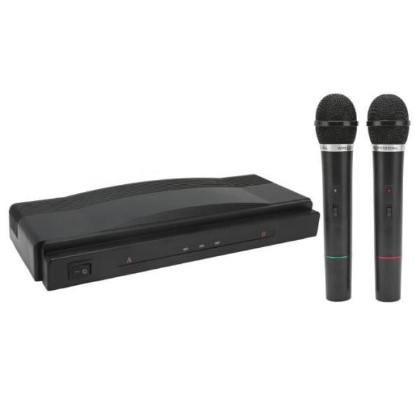 HURRISE Bärbar 2.4G trådlös mikrofon för karaoke och konferens