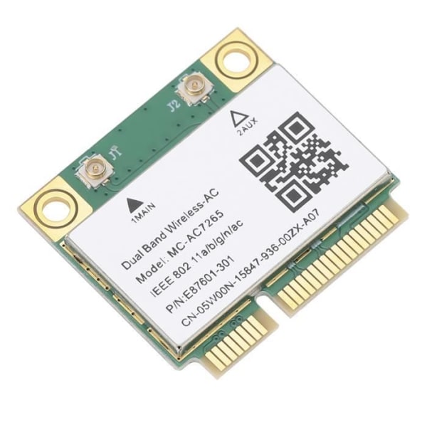 BEL-7590762021809-MC nätverkskort - AC7265 Nätverkskort Mini PCI-E Gigabit Dual-band 4.2 trådlöst nätverk bärbar dator