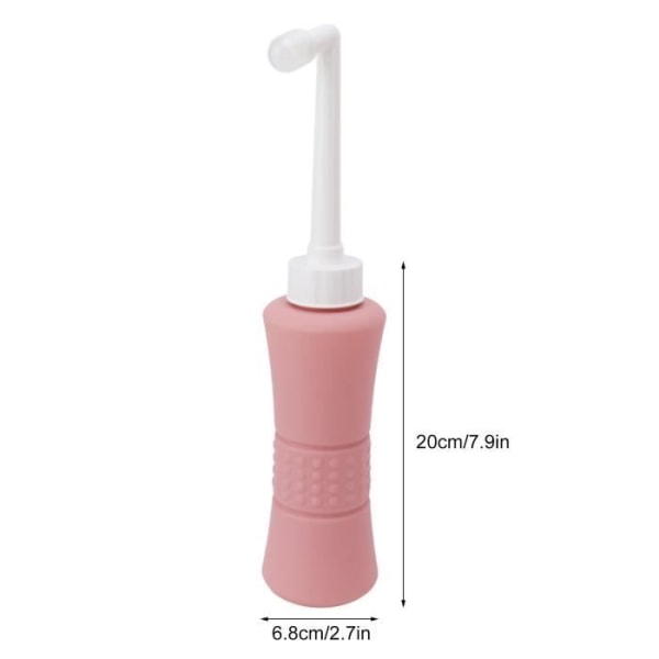 HURRISE vaginal dusch rengöringsmedel HURRISE vaginal dusch flaska (Rosa) Manuell Vaginal Douche DIY bidé Rosa