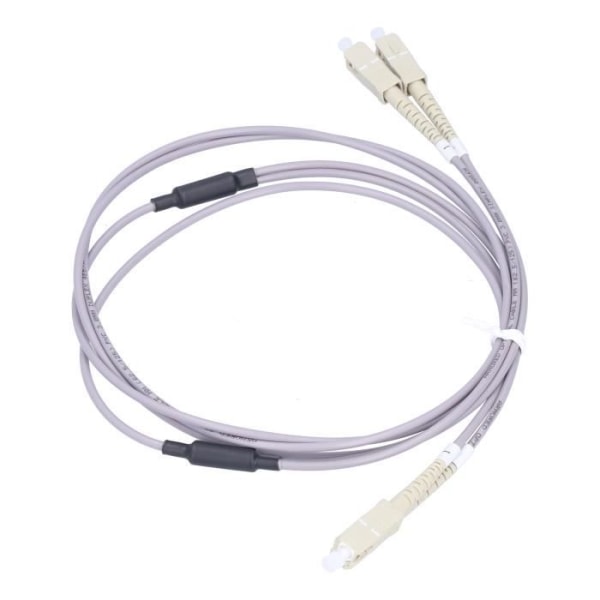 HURRISE Fiber Patch-sladd SC/UPC-SC/UPC optisk kabel grå (5 meter)
