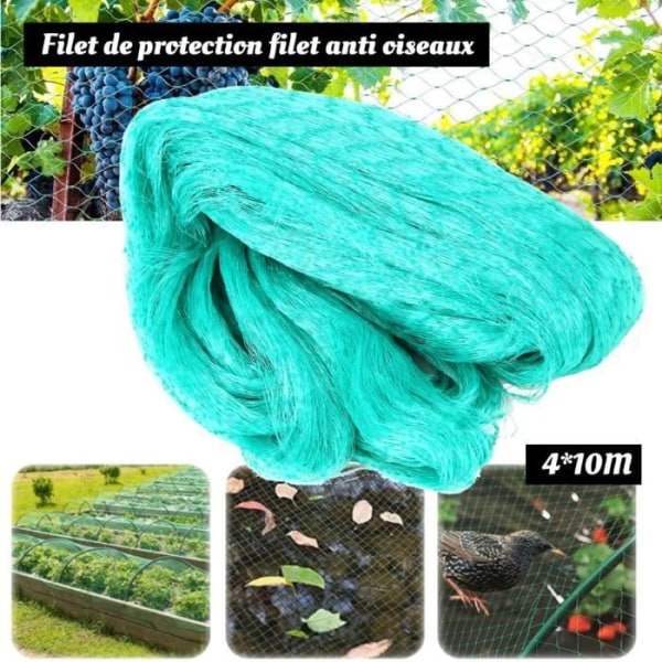BEL Netting Skyddar dina blommor, frukter, bär och grönsaker från fåglar och djur 4 x 10m-38