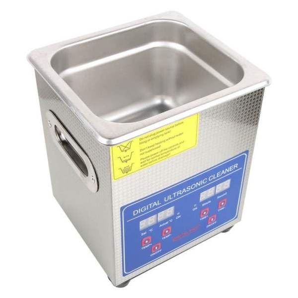 BEL 2L rostfritt stål Digital Ultrasonic Cleaner Ultra Sonic Bath Heater Timer-7