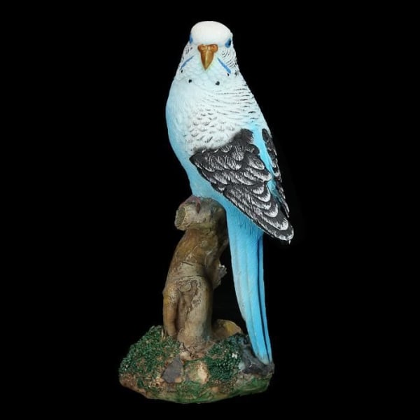 Hartshantverk, fågelmodell, hållbart blått Säkert för vardagsrumslandskapsdekoration Trädgård