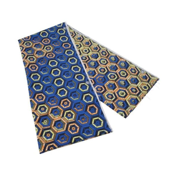 HURRISE Afrikanskt polyestertyg med vaxtryck Afrikanskt polyestertyg med vaxtryck, 6 meter, olika dekorativa sybehör