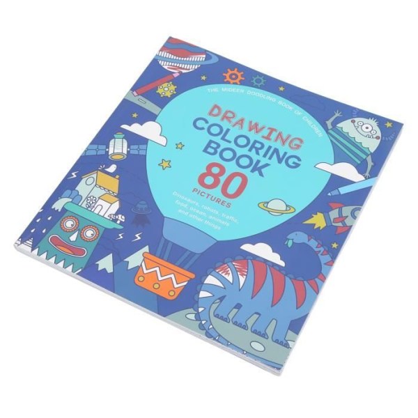 HURRISE Stor målarbok Målarbok för 3-åriga barn, förbättra kognitionen, odla filtkonst