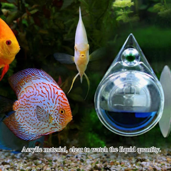 HURRISE Aquarium CO2 Monitor Koldioxid CO2 Monitor Glas Drop Check Tester Detektor
