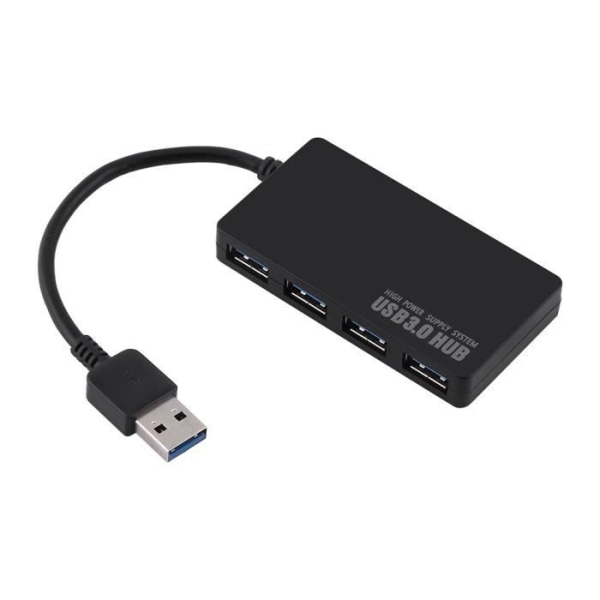 Inbyggd backup-USB-laddningshubb, 5-portars kompakt USB-laddare, bärbar smart laddning för 7/8/10 Vista